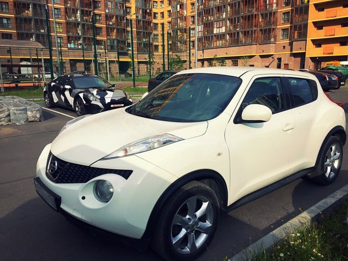 Nissan Juke 2013 белый