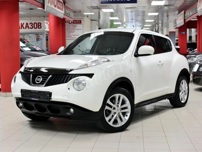 Nissan Juke 2014 белый