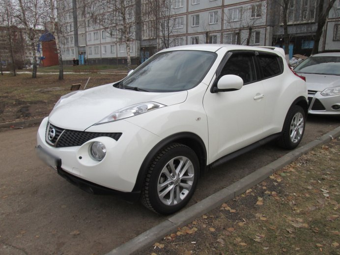 Nissan Juke 2015 белый