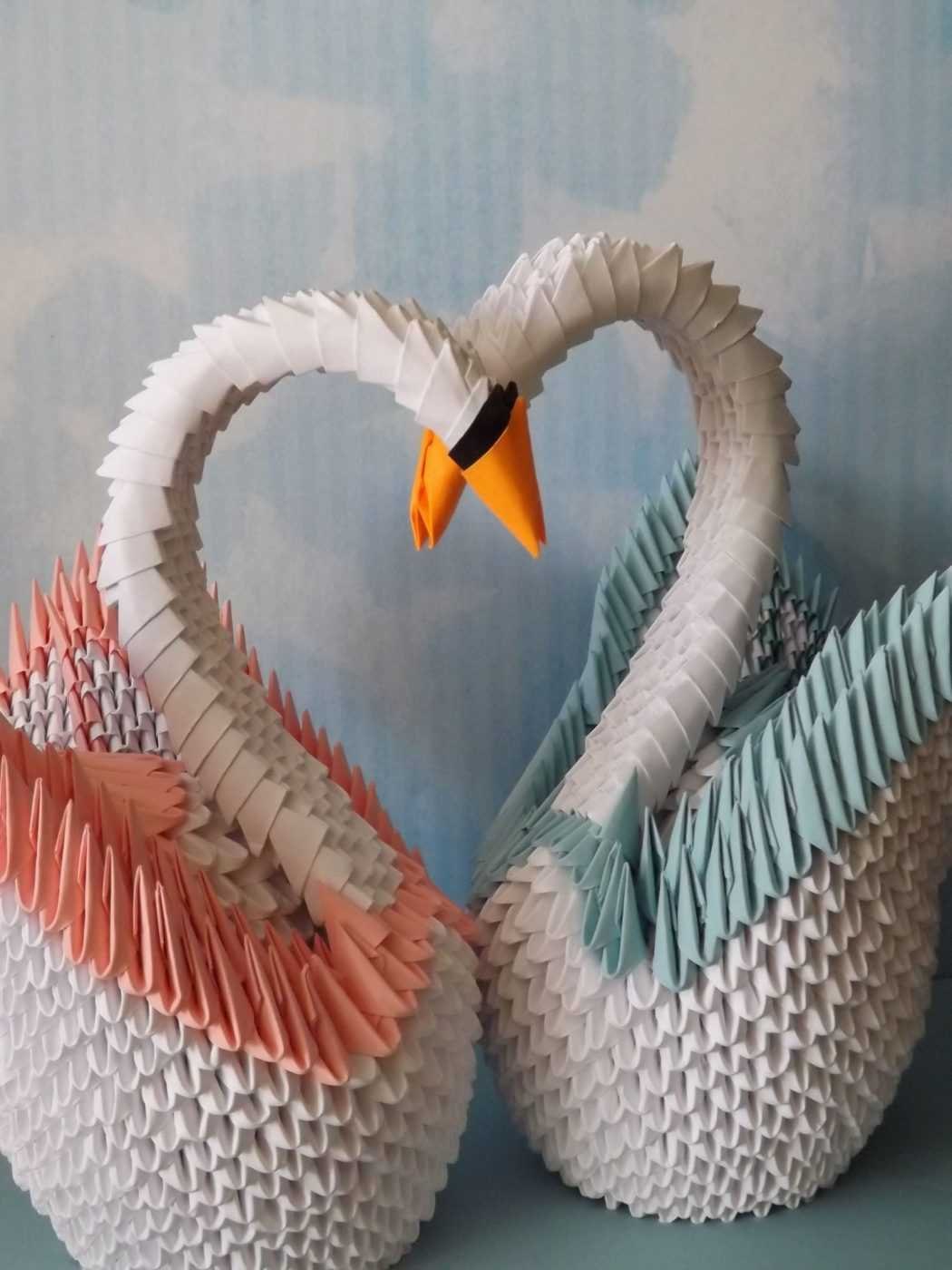 Свадебные лебеди в технике модульного оригами. Мастер-классы - витамин-п-байкальский.рф
