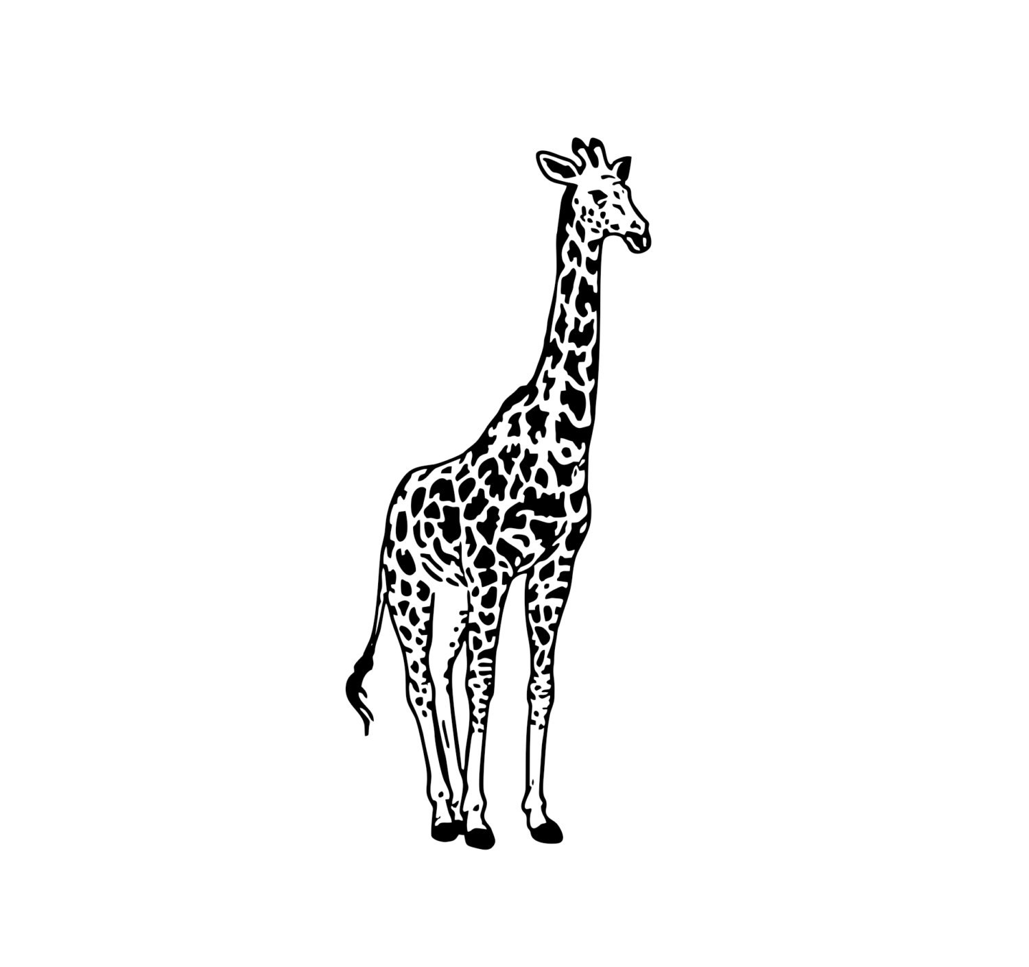 Жираф svg