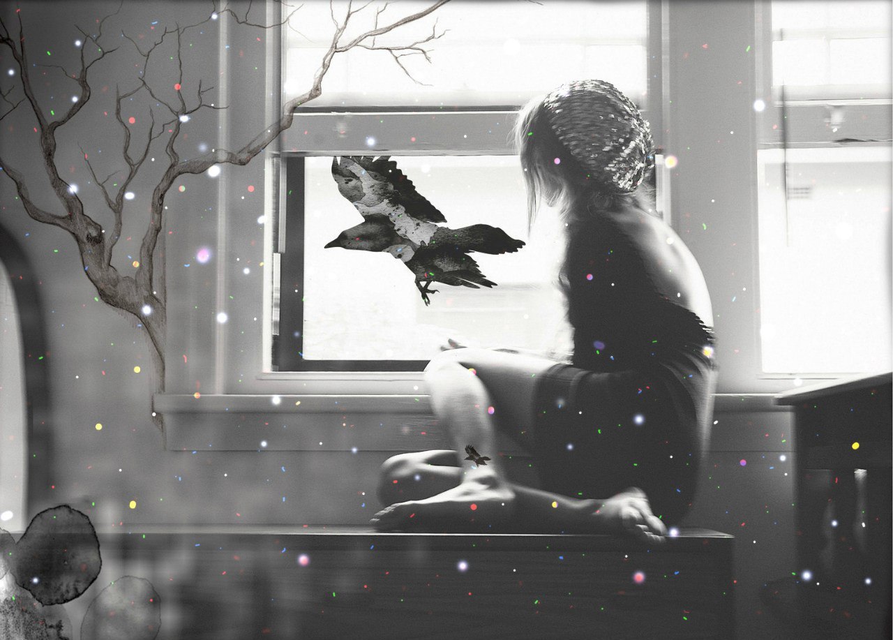 Уставшая птица. Одиночество души. Одиночество в душе. Одинокая душа. Девушка и птицы грусть.