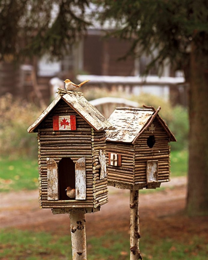 Оригинальные домики для птиц