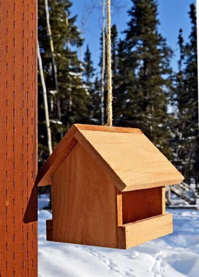 Скворечник из коробки