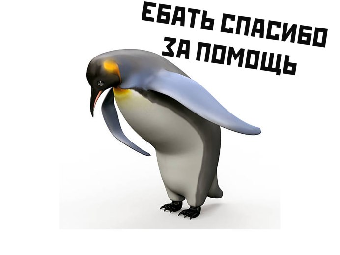 Пингвин 3д модель