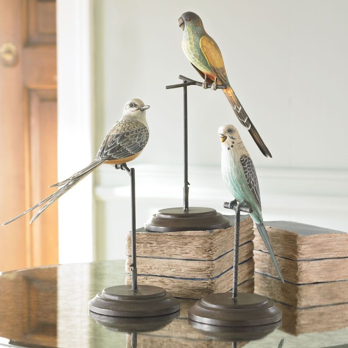 Статуэтки птички для декора