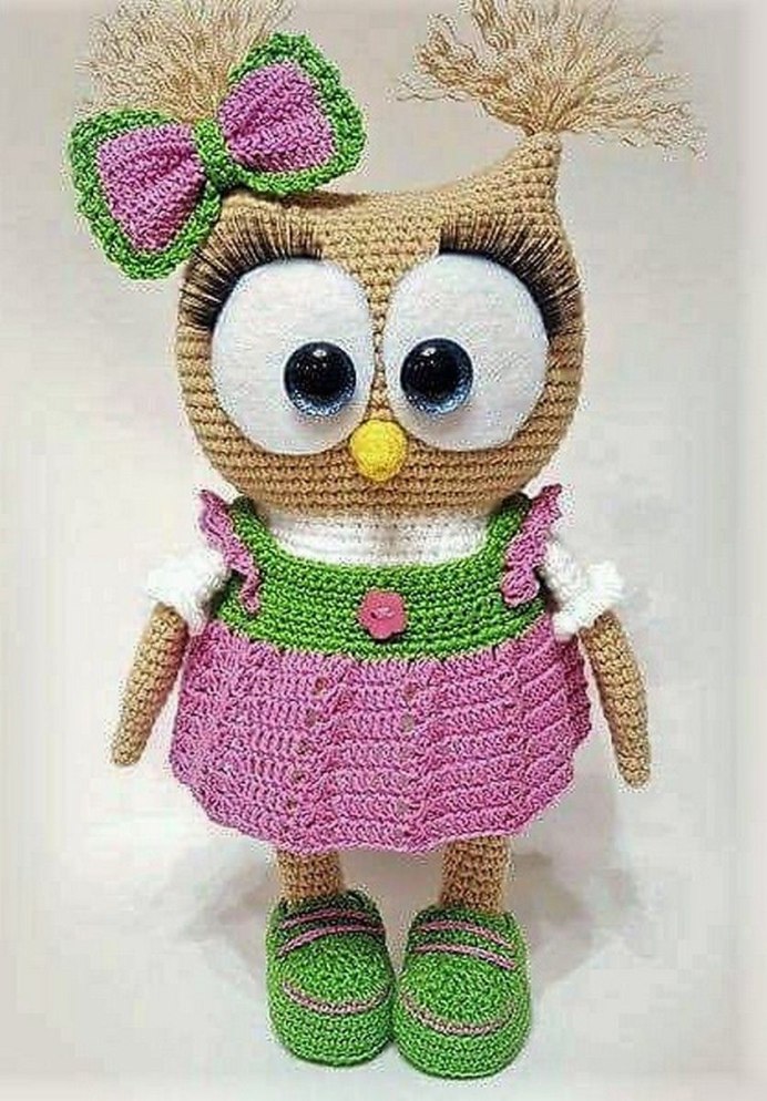 Игрушки амигуруми Сова