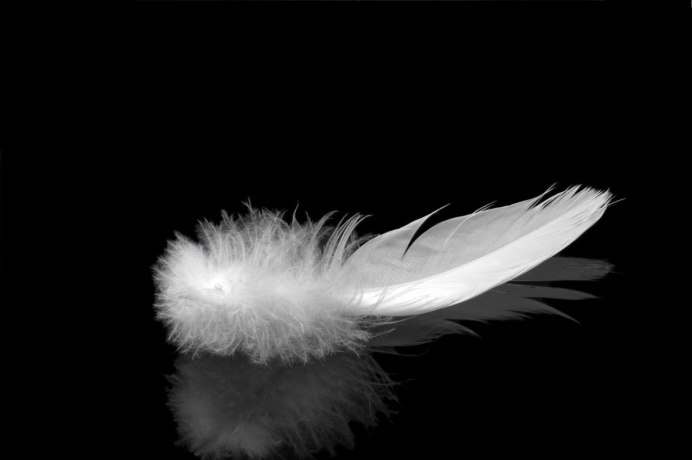 С перьями