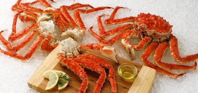 Камчатский краб с морепродуктами