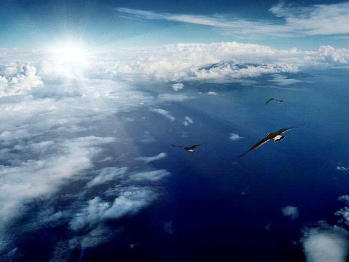 Облака с высоты птичьего полета