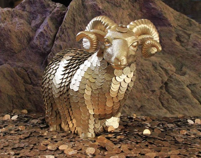 Черноносые овцы в Швейцарии