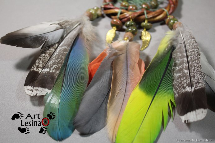 Аппликации перьями - создаём картины из перьев птиц