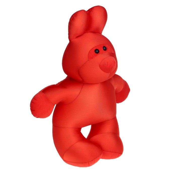Красный заяц игрушка