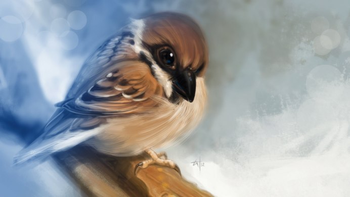 Рисунки Воробьев