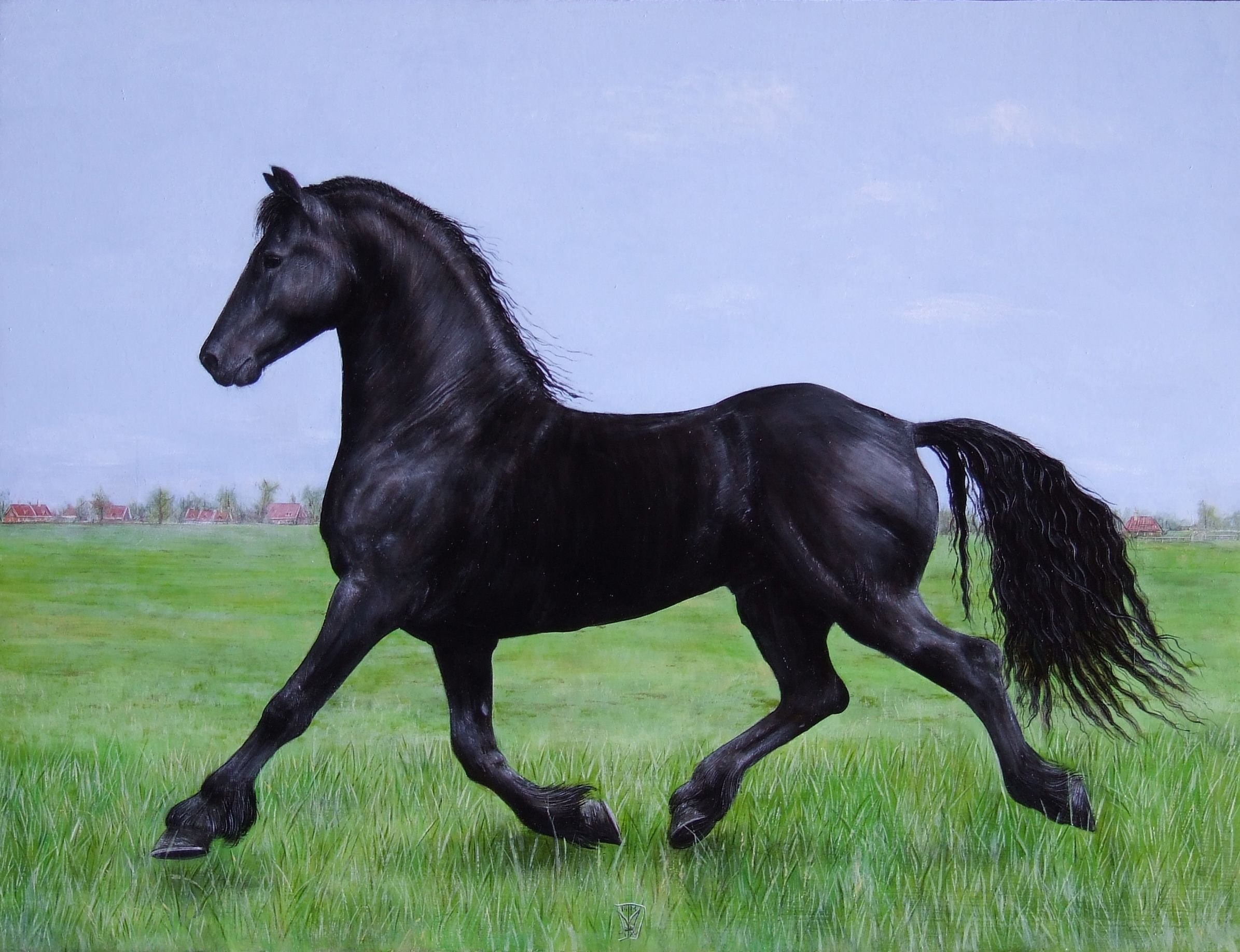 Конь черный - картинки и фото poknok.art
