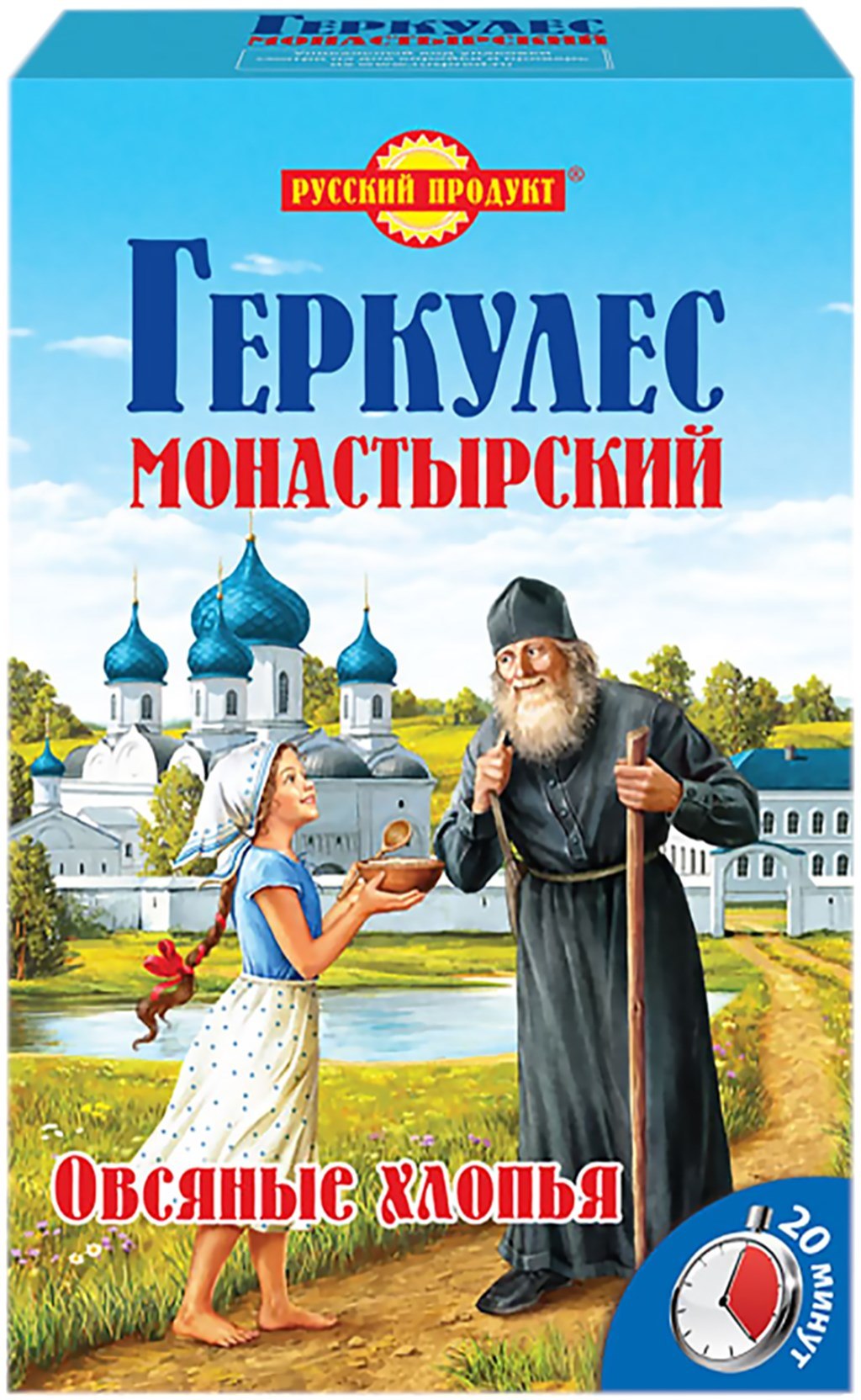 Русский продукт Геркулес монастырский хлопья овсяные, 500 г
