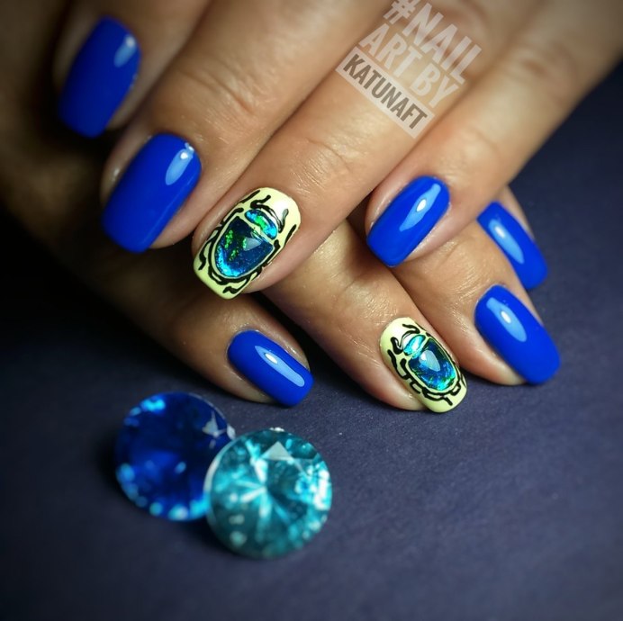 Бронзовик Жук синий