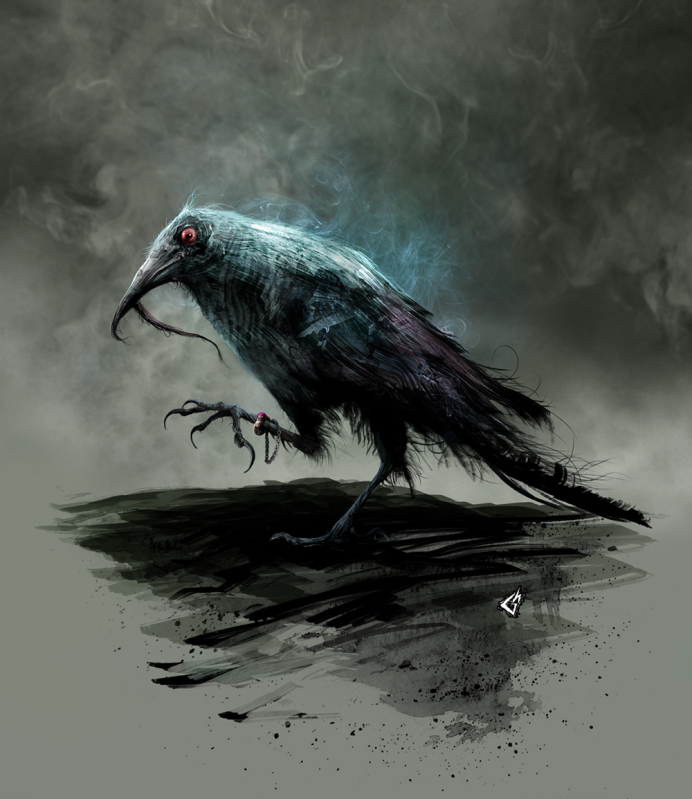 Moon and Crow James Zapata