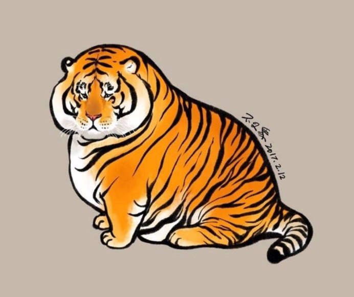 Пухленький тигр