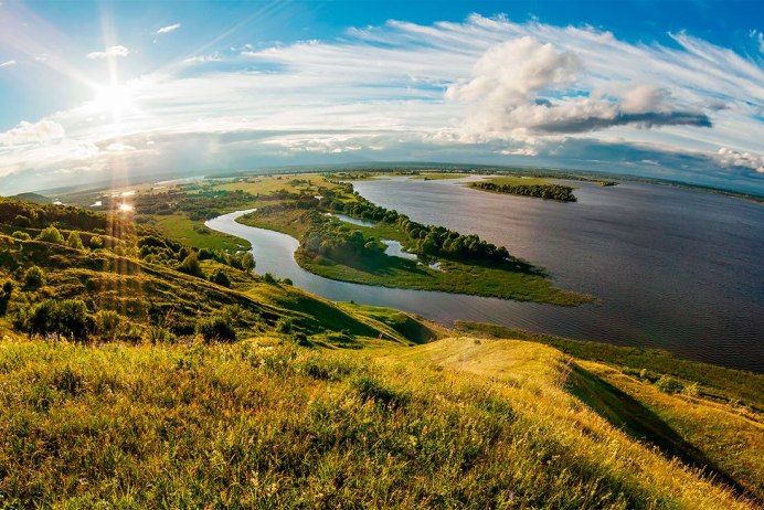 Птичий полет Козловка Чувашия