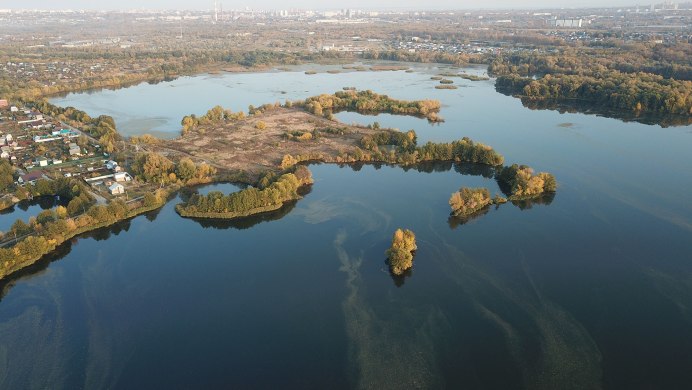 Волга от истока до устья с высоты птичьего полёта