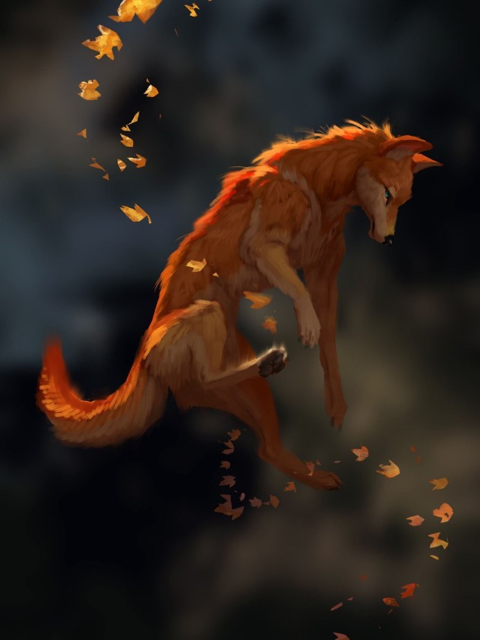 Красный горный волк