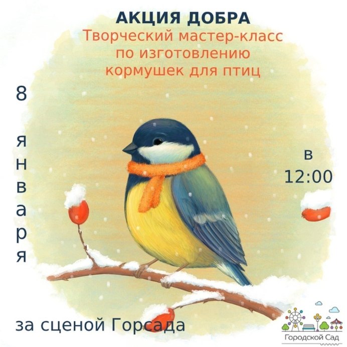 Синицы на ветке