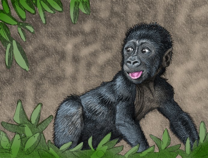 Gorilla энергетический напиток синий 450мл