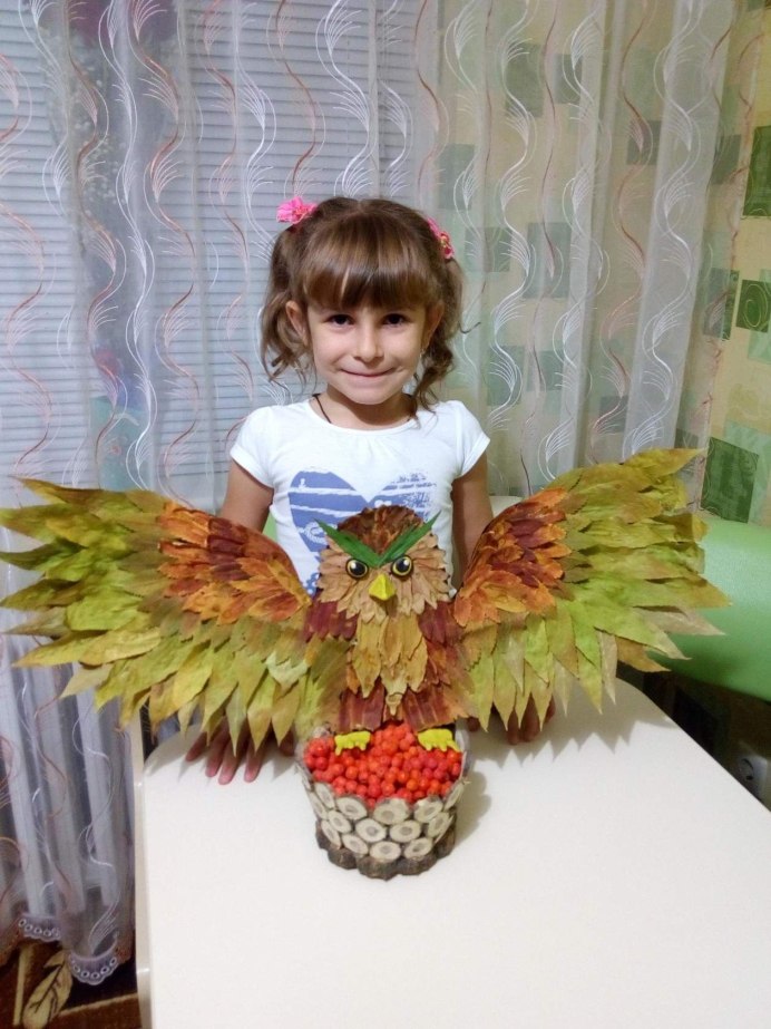 Совята из шишек