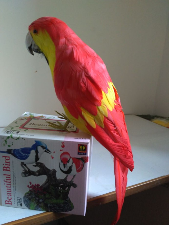 Parrot игрушка красный попугай