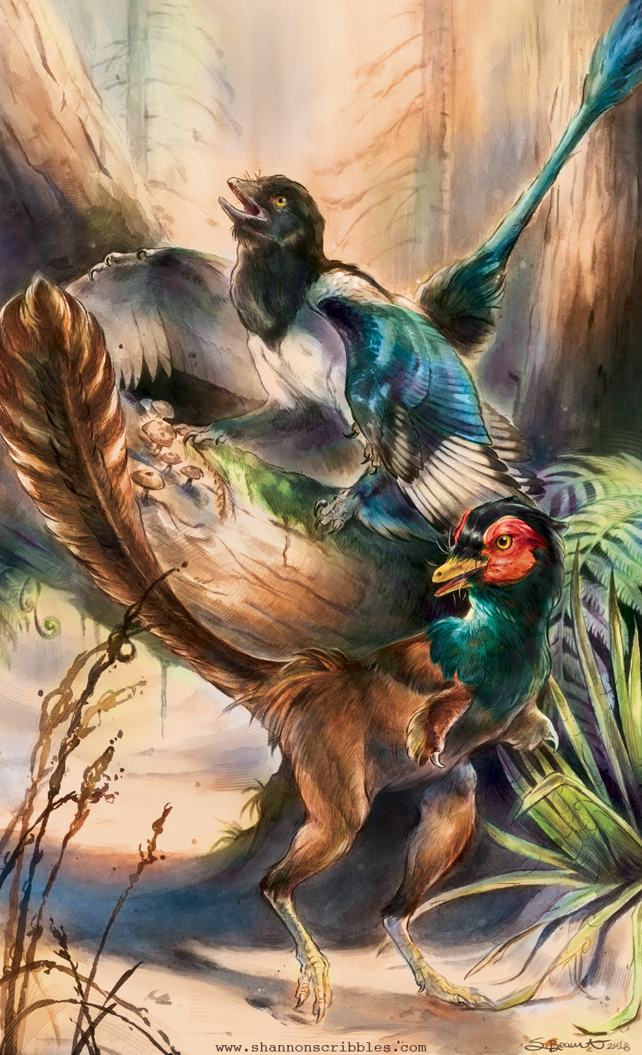 Beast of the Mesozoic Микрораптор