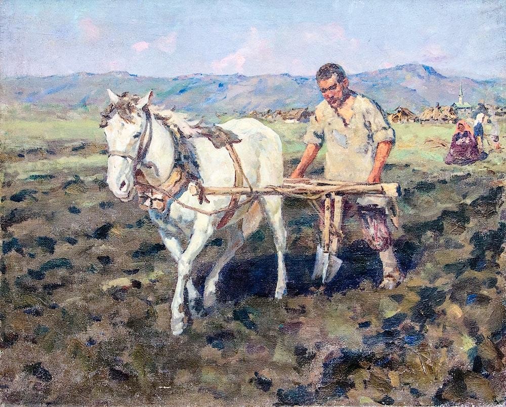 Крестьянин землепашец