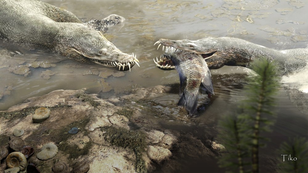 Нотозавры Триас