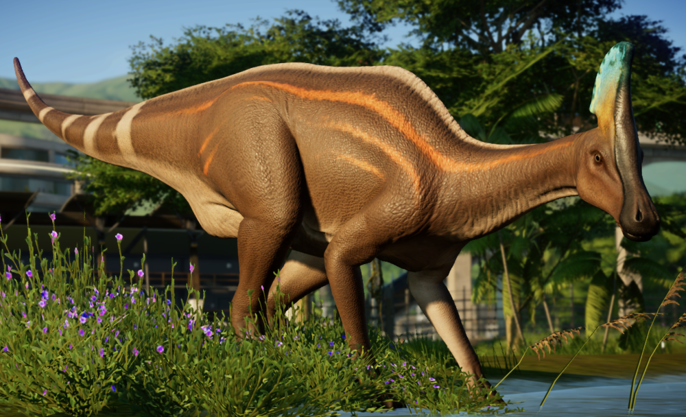 Jurassic World Evolution Олоротитан