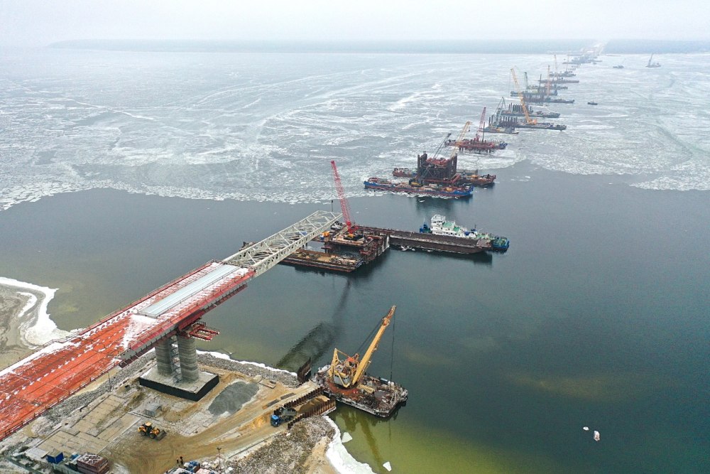 Волжский мост Климовка
