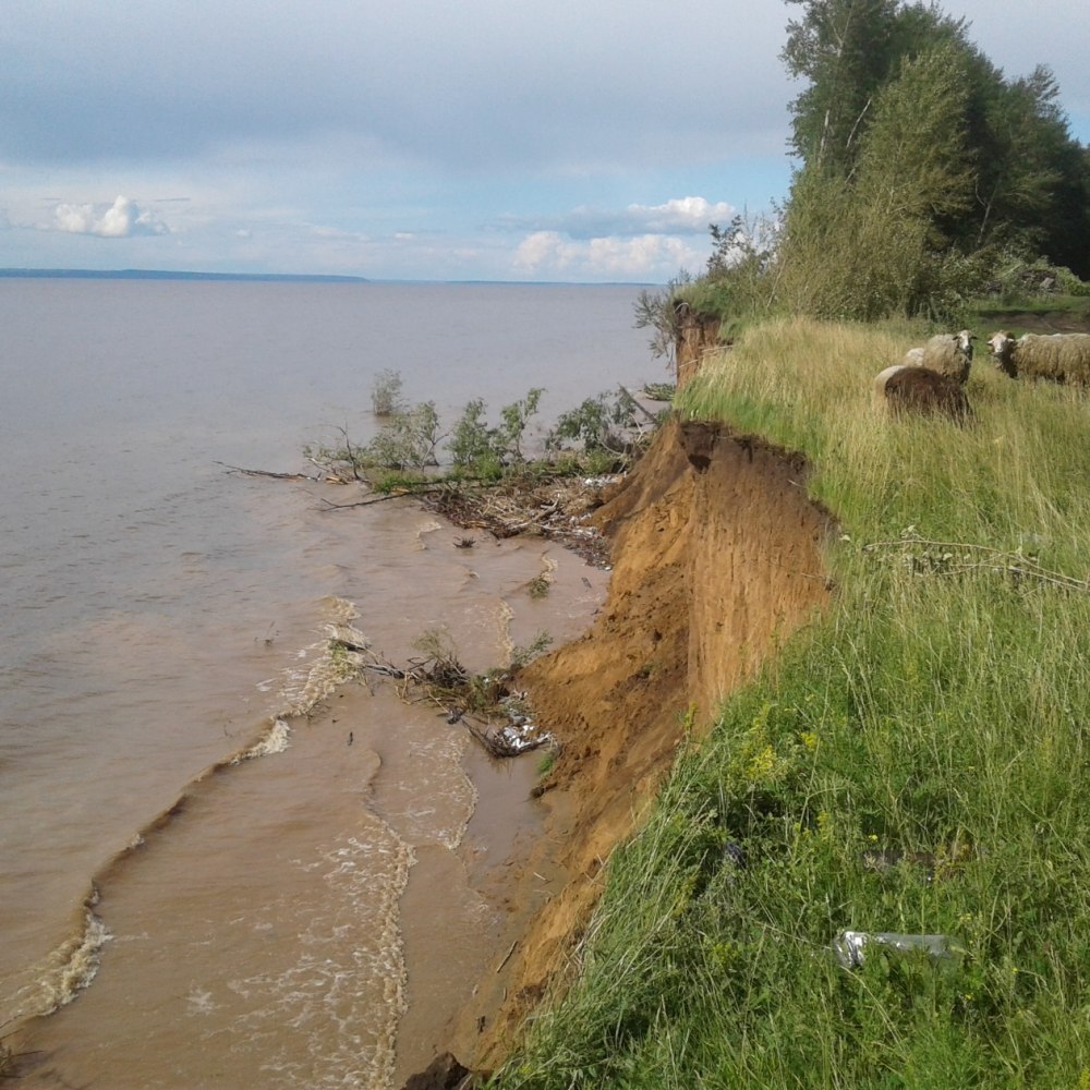 Ульяновск обрыв берег Волги