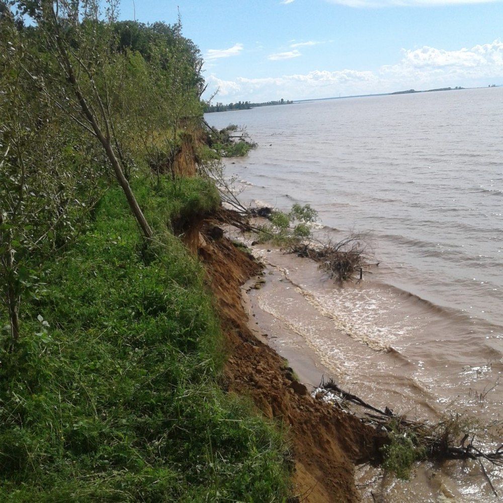 Старая майна берег Волги