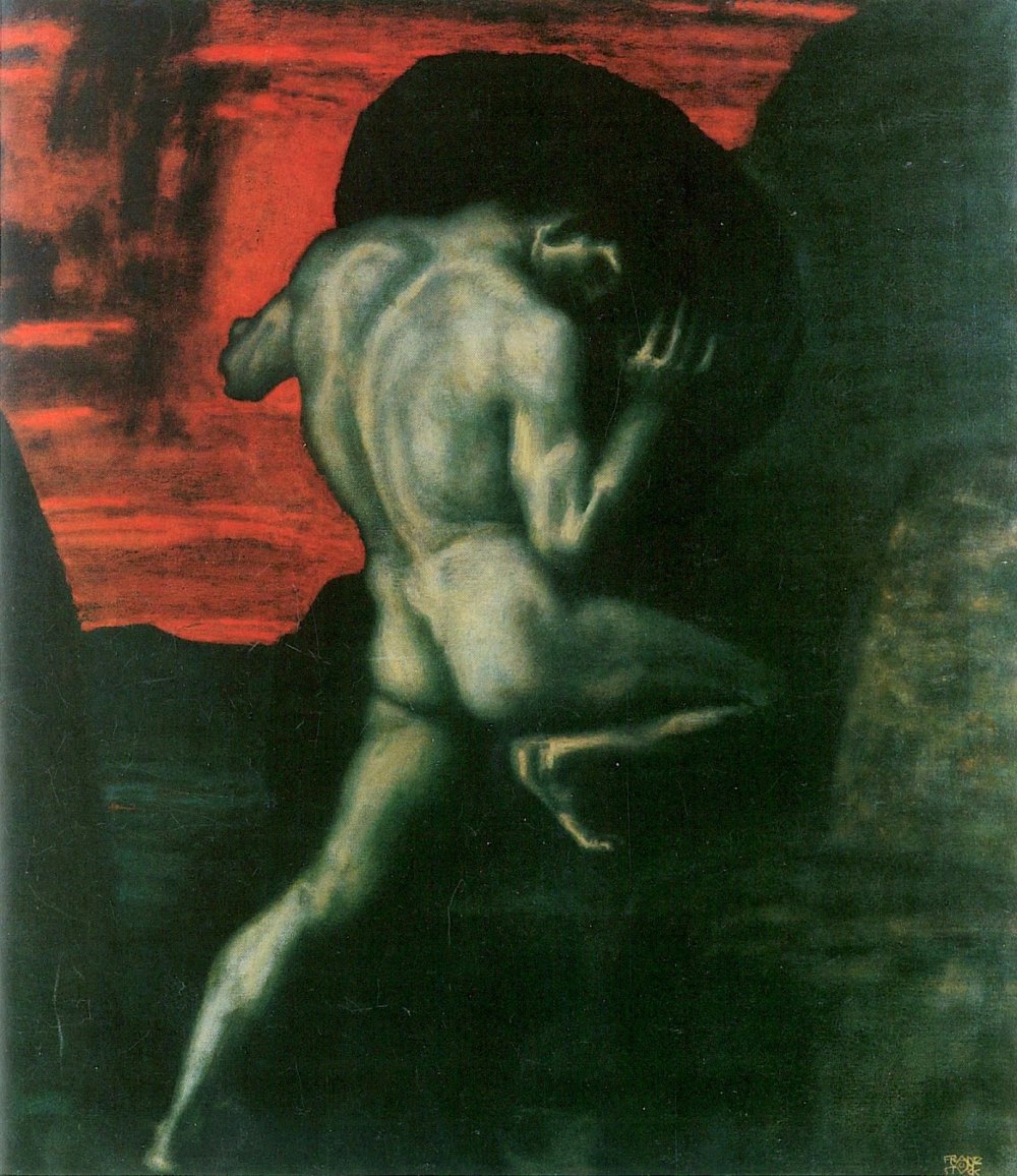 Франц фон штук Sisyphus