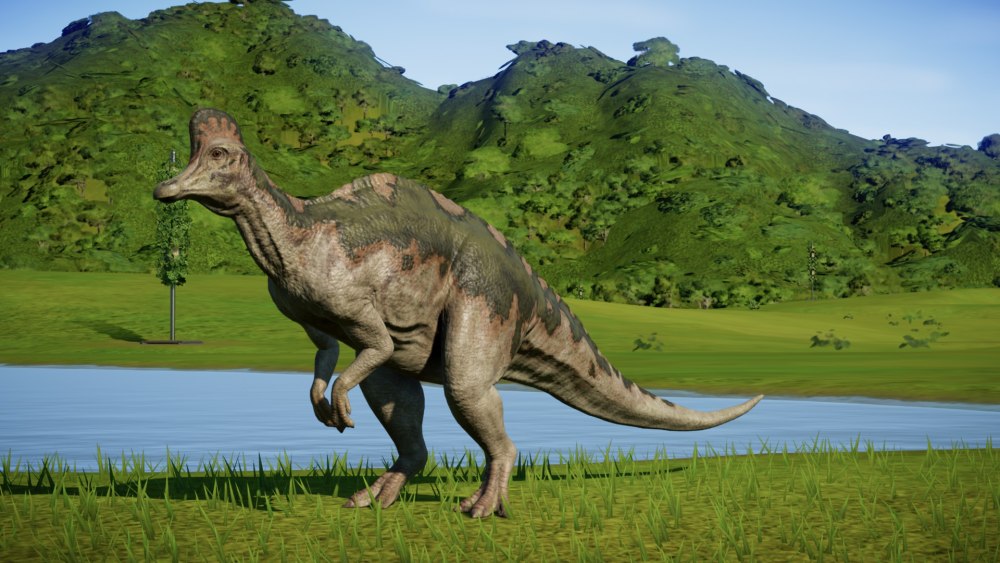 Ламбеозавр в Jurassic World Evolution