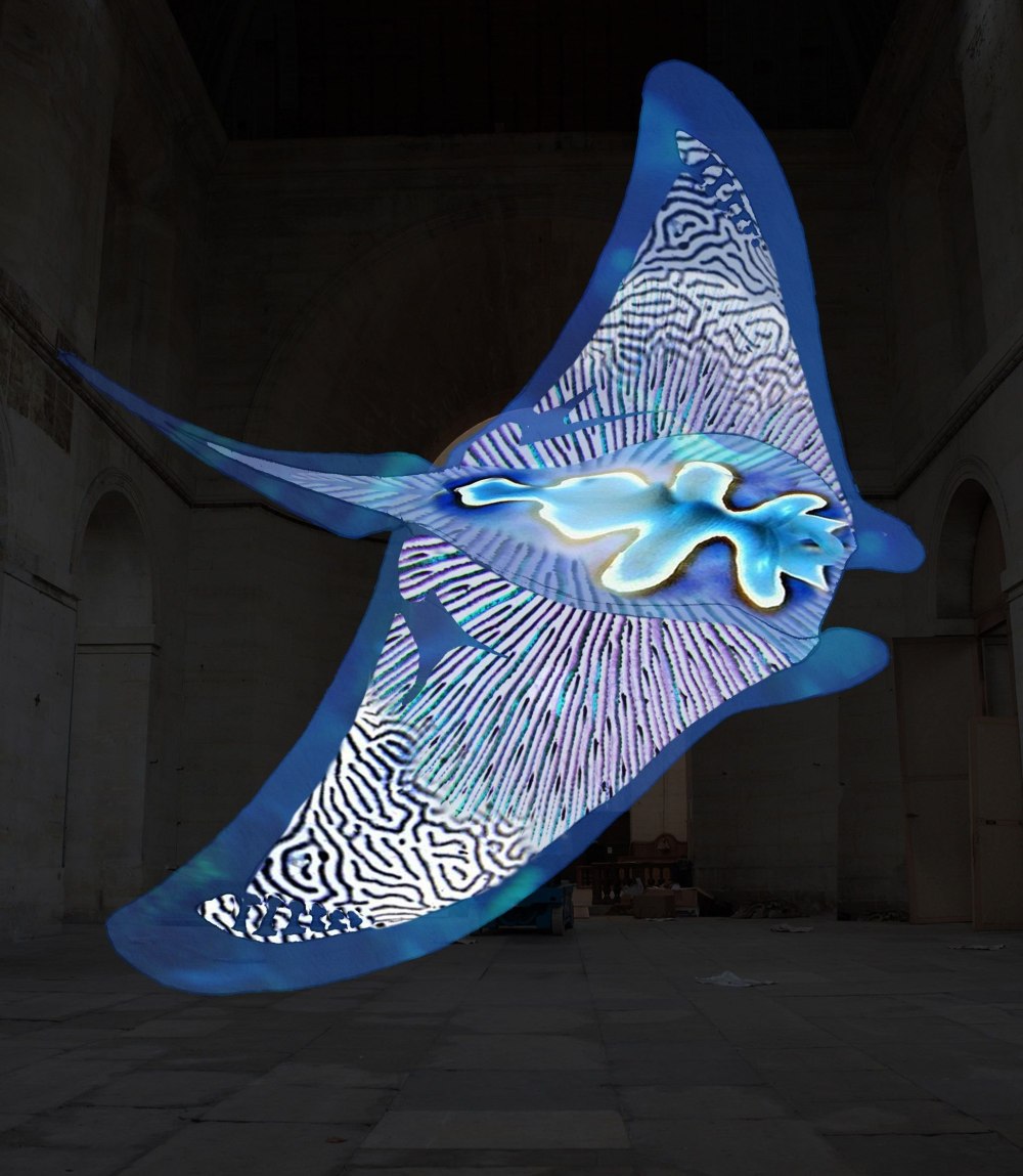 Электрический Скат светящийся