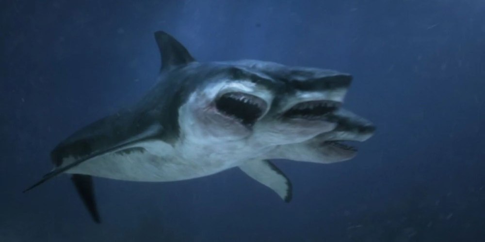 Трехголовая акула МЕГАЛОДОН