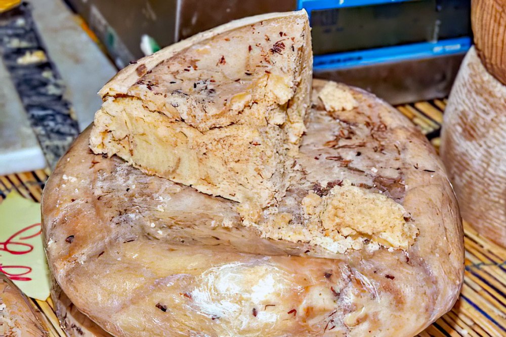 Сардиния. Сыр casu Marzu.