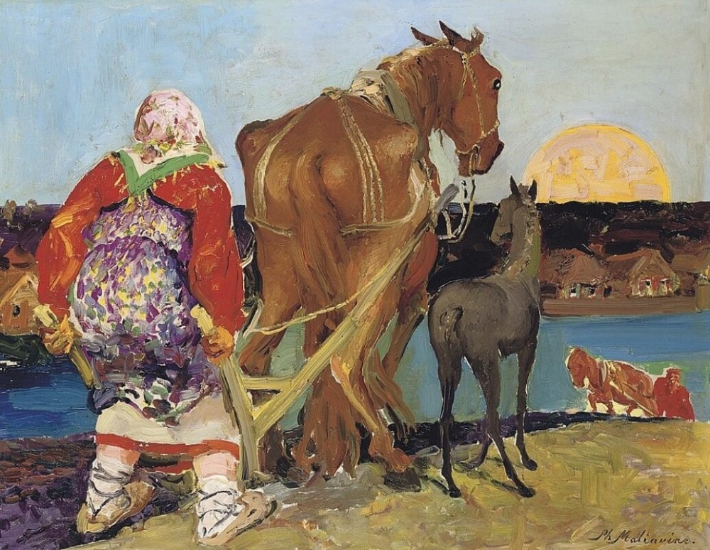 Малявин Филипп Андреевич, "смех", 1898