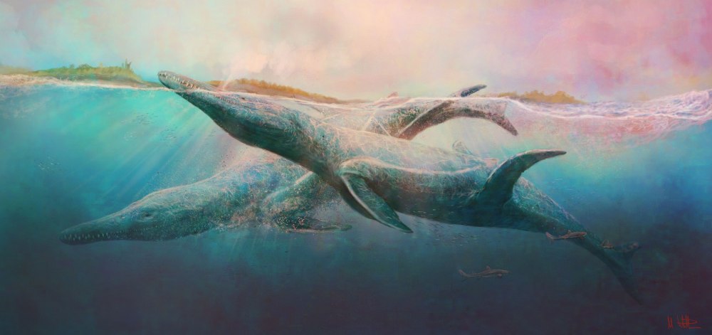 Plesiosaurus macrocephalus. By Mark Witton.