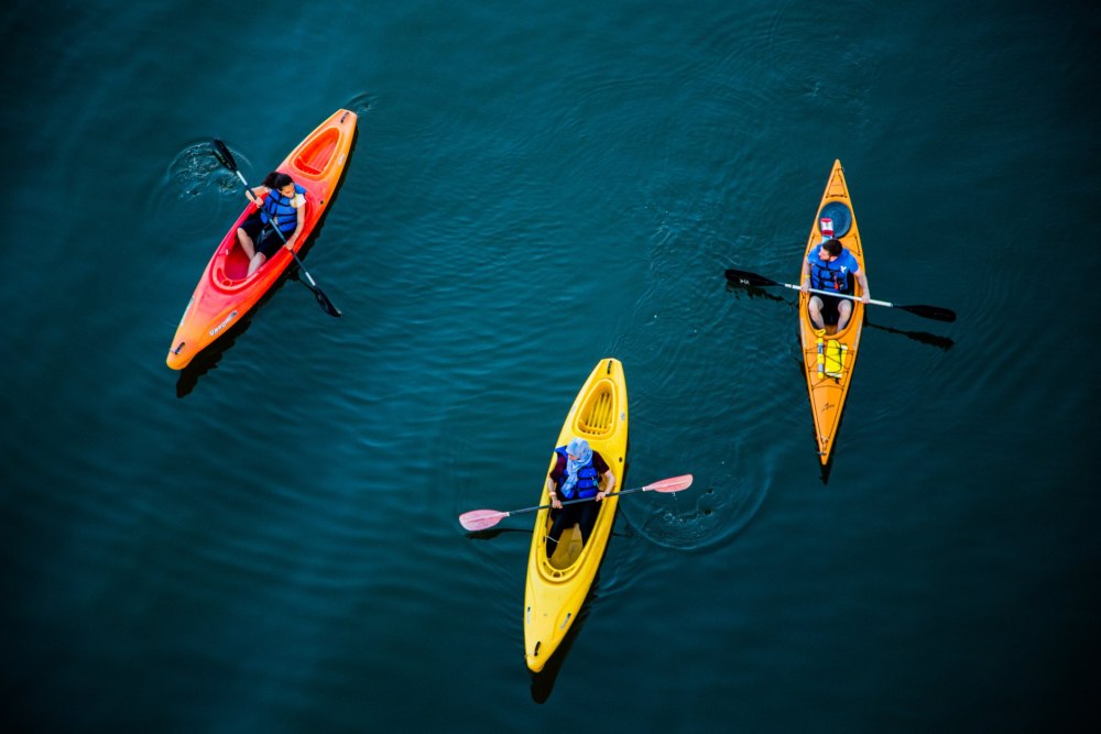 Каяк вид сверху