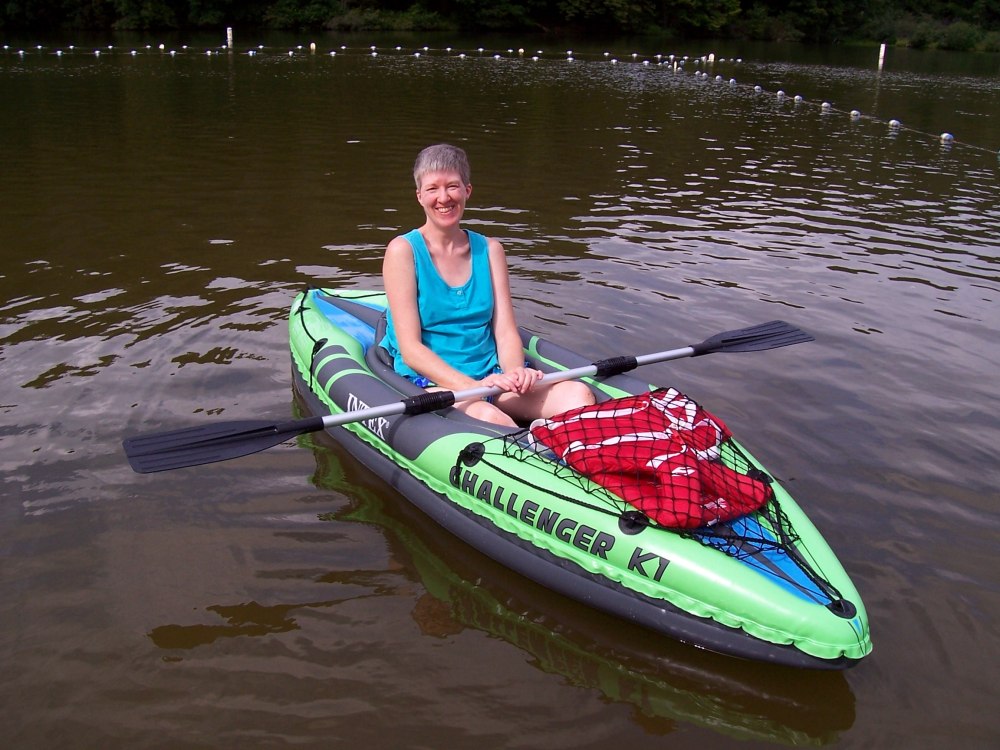 Надувная лодка-каяк Intex Challenger-k1