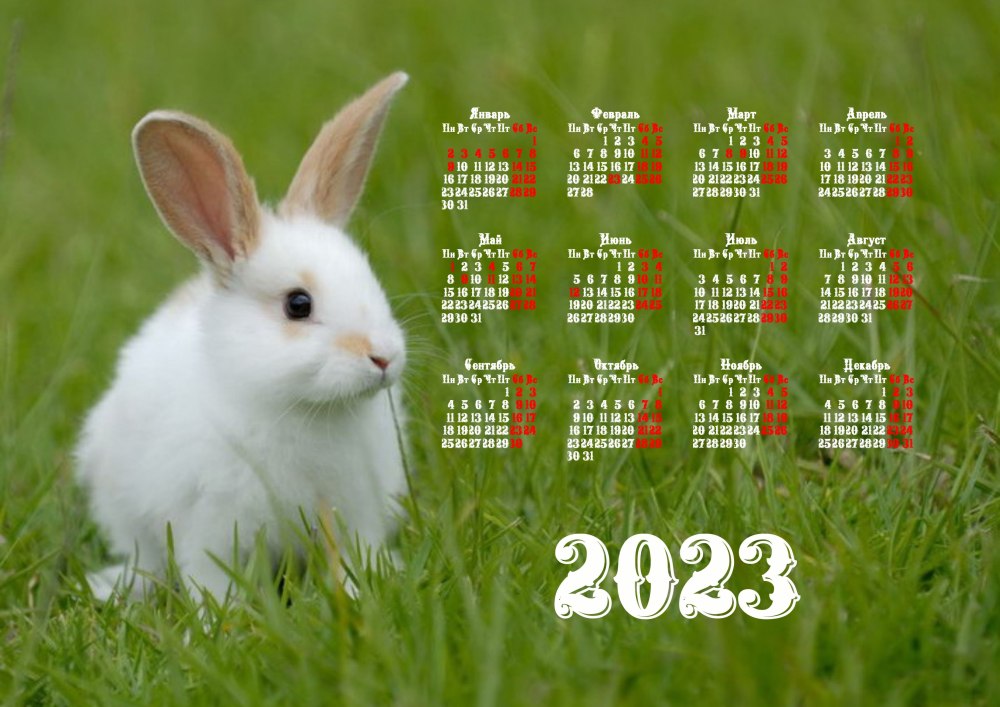 Календарь на 2023 год