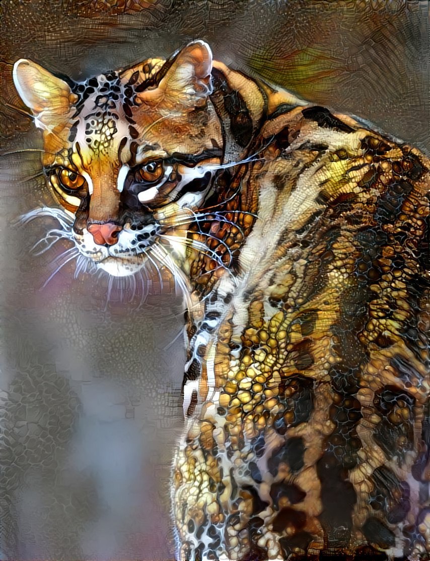 Кошка Оцелот и Бенгальская