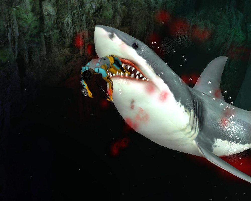 Jaws unleashed акула