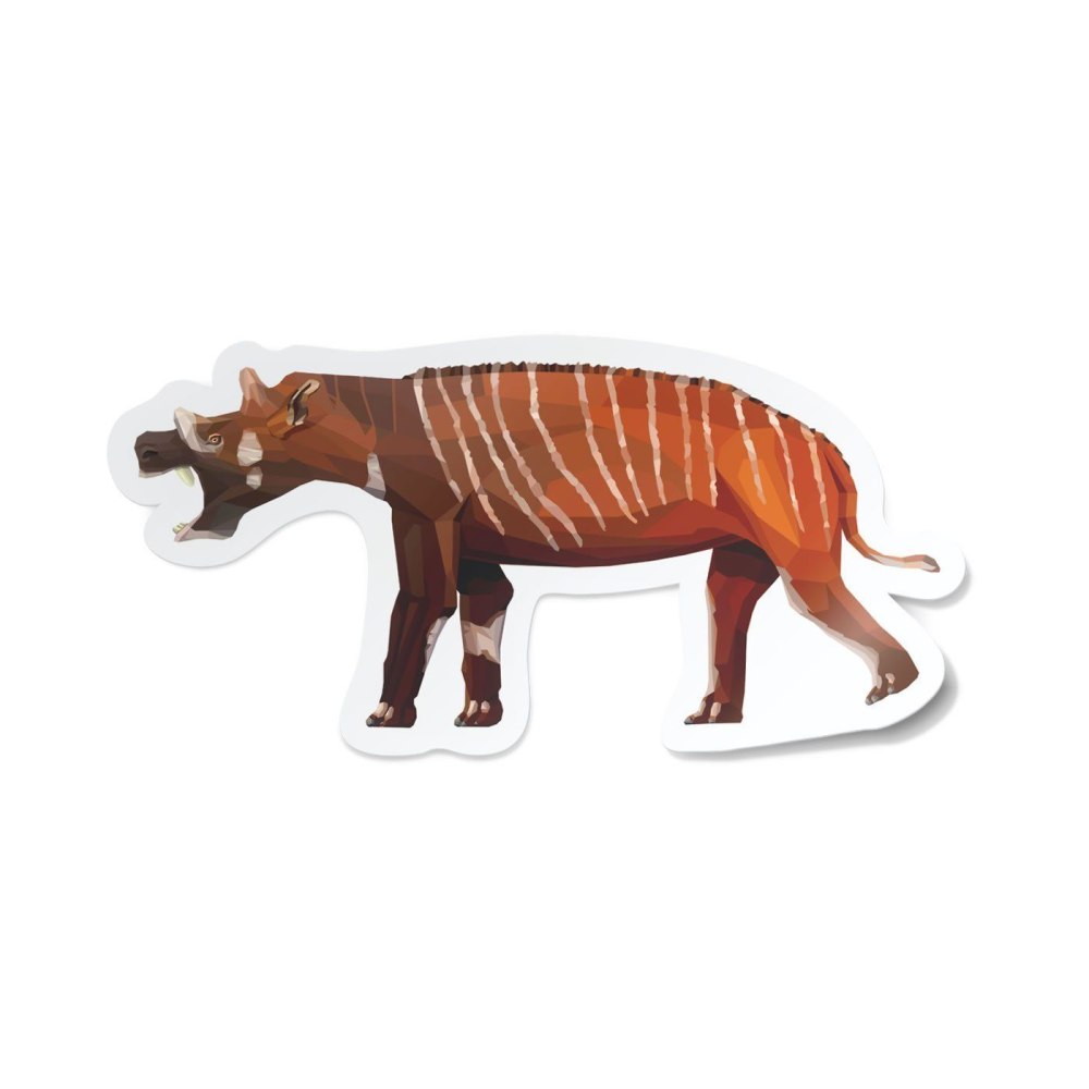 Уинтатерий Uintatherium скелет